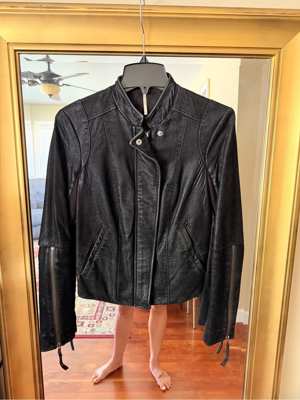 Free People suede leather jacket